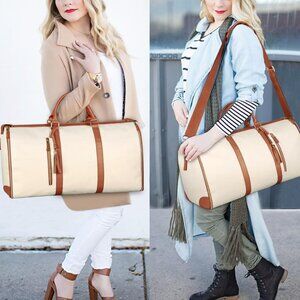 Chic Voyager PU Leather Travel Garment Duffle